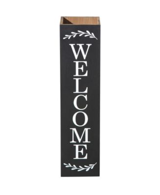 30" Double Sided Solid Boxed 'Welcome to our PORCH' Porch Sign