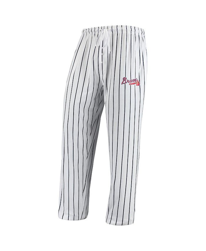 Concepts Sport Men's White, Navy Atlanta Braves Vigor Lounge Pant - Macy's