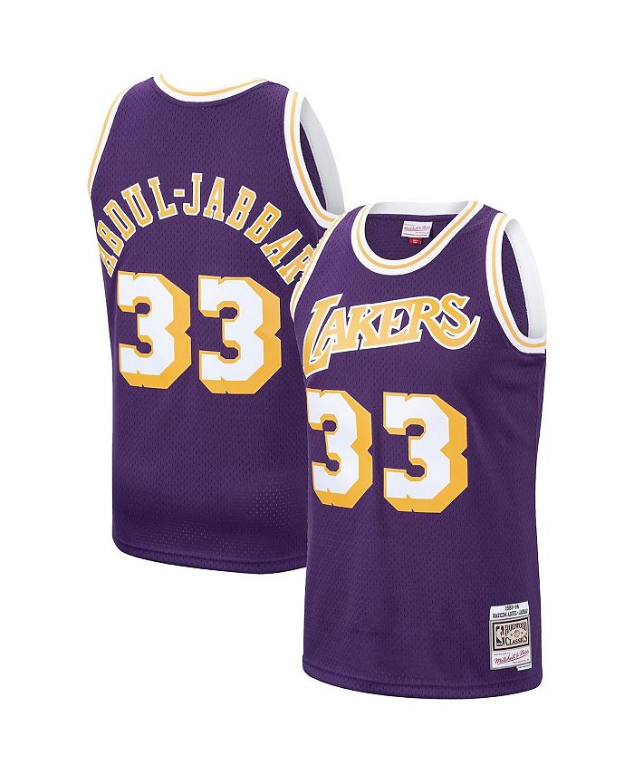 Mitchell & Ness Men's Kareem Abdul-Jabbar Los Angeles Lakers Hardwood  Classic Swingman Jersey - Macy's