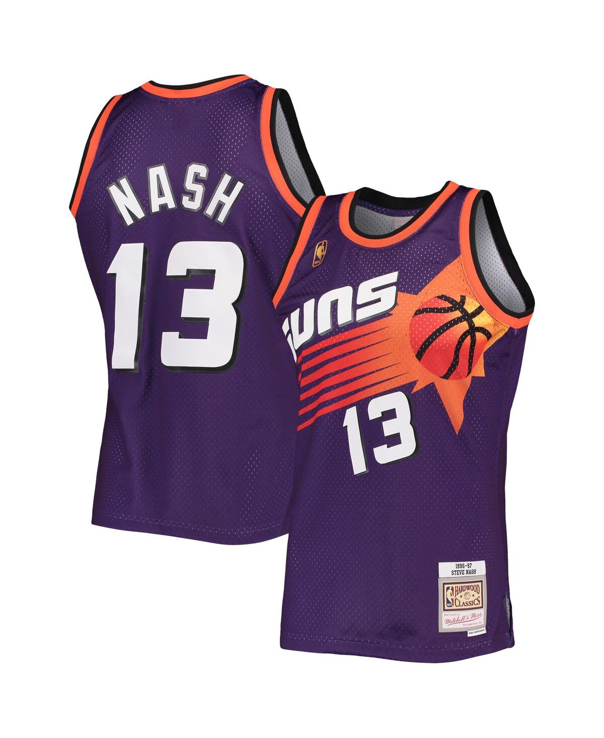 Men's Steve NashPhoenix Suns 1996-97 Hardwood Classics Swingman Jersey - Purple