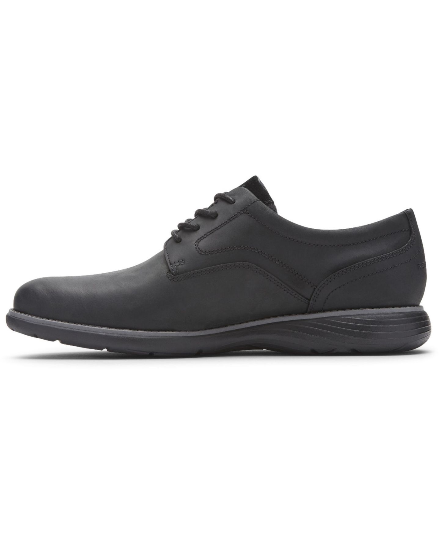 Мужские туфли Rockport Garett Plain Toe Oxford, цвет: Чёрный — фото 9
