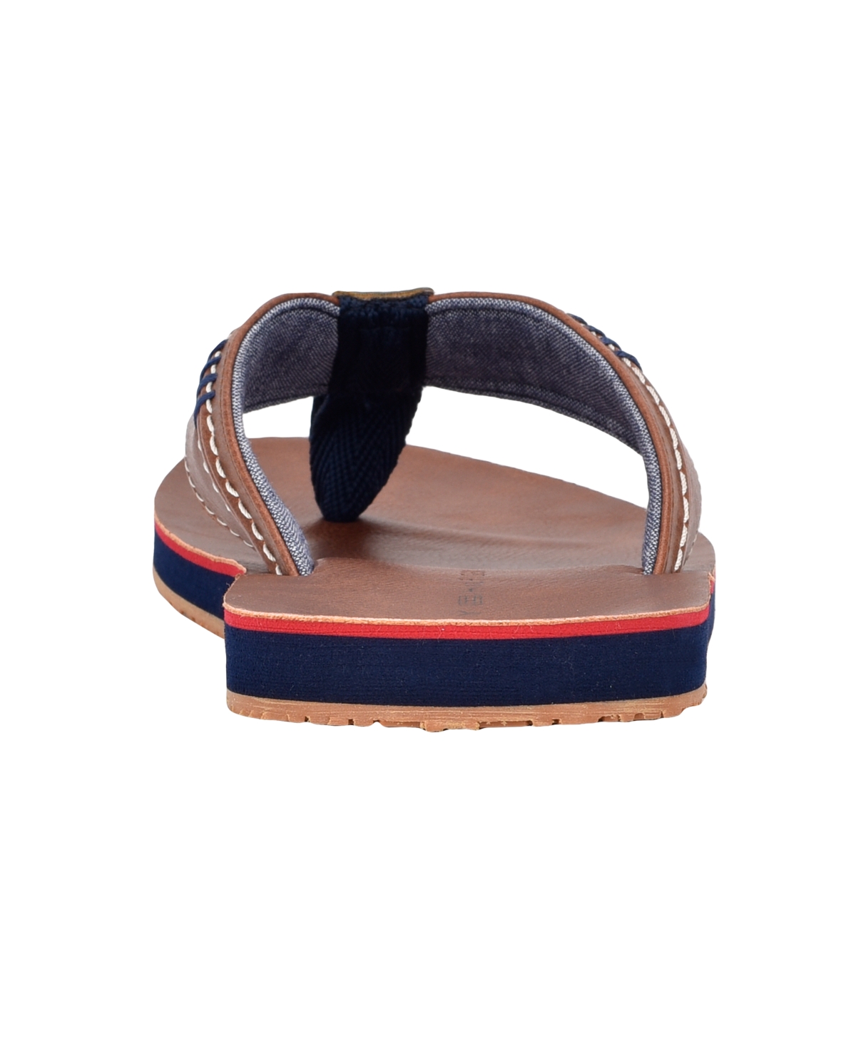 Tommy Hilfiger Men's Destino Flip Flop Sandals In Brown