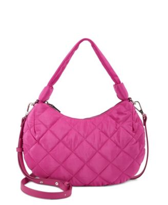 Photo 1 of Olivya Mini Quilted Hobo Nylon Crossbody, Created for Macy's