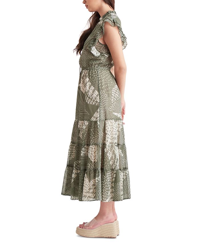 Black Tape Tiered Maxi Dress - Macy's