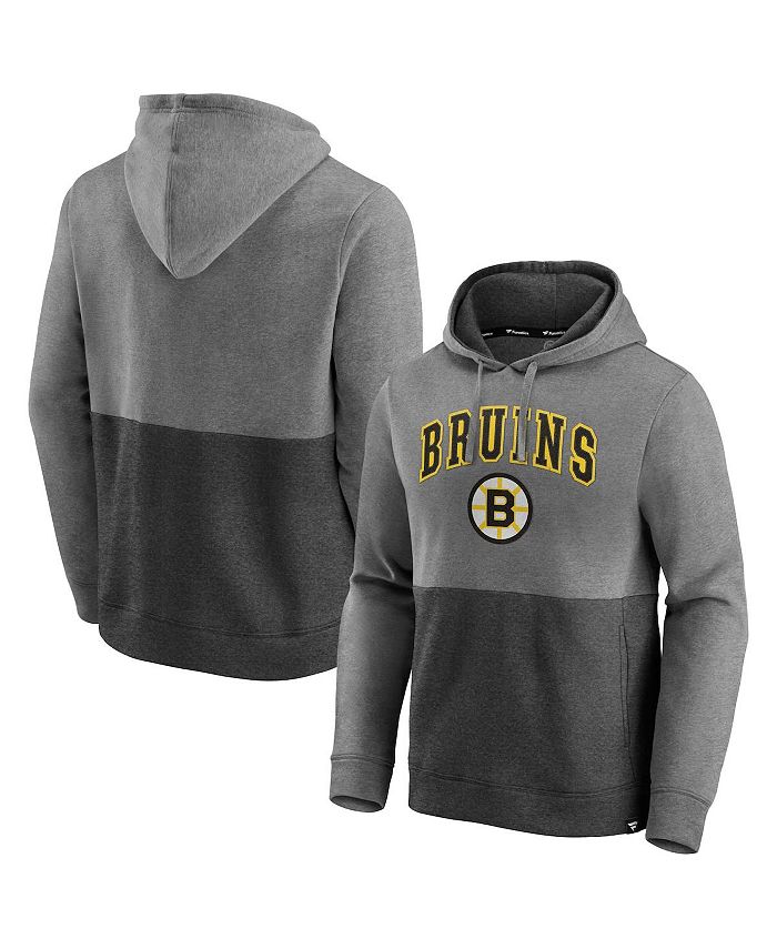 Men's Fanatics Branded Black Boston Bruins Make The Play Pullover Hoodie Size: Small