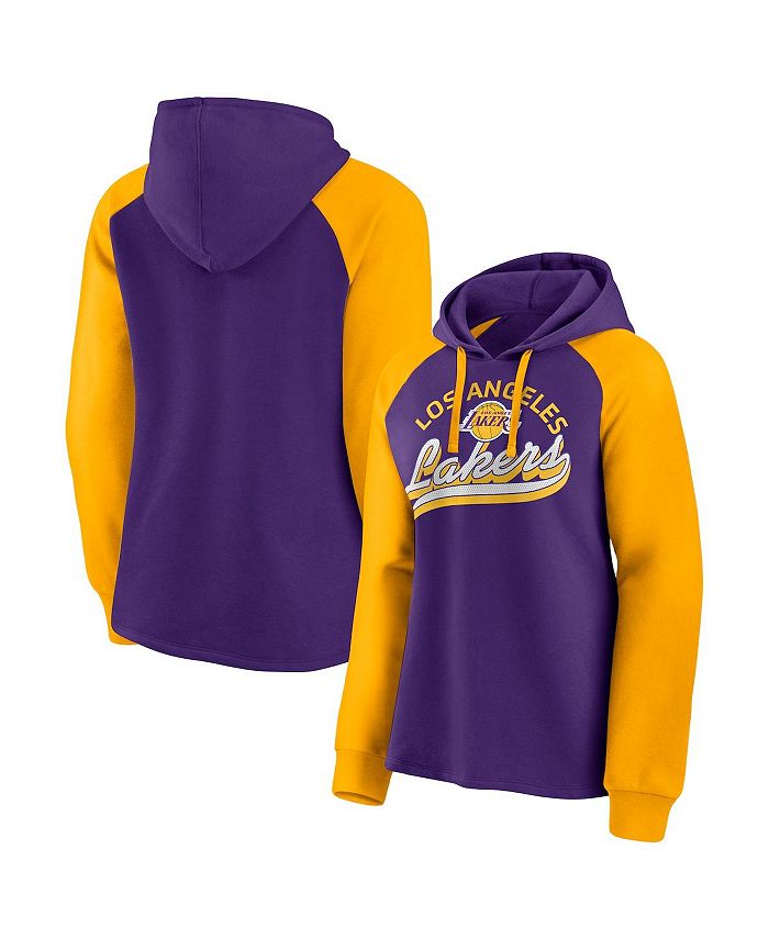 Los Angeles Lakers Fanatics Branded True Classic Graphic Hoodie - Mens