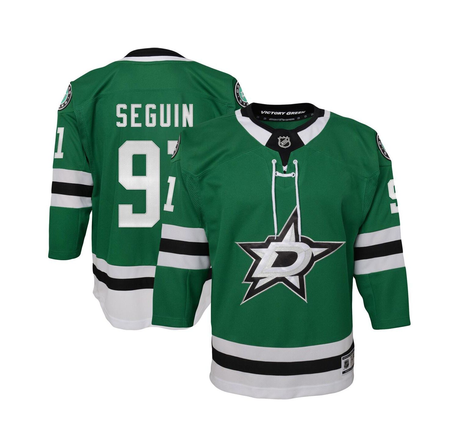 Big Boys Tyler Seguin Kelly Green Dallas Stars Home Premier Player Jersey