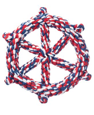 Jax & Bones - Wheel Dog Rope Toy - Red