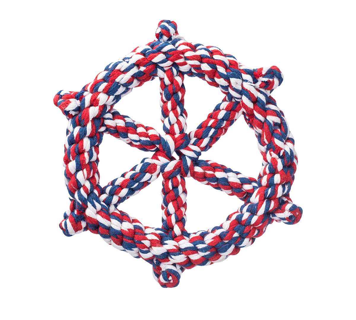 Wheel Dog Rope Toy - Red - Other