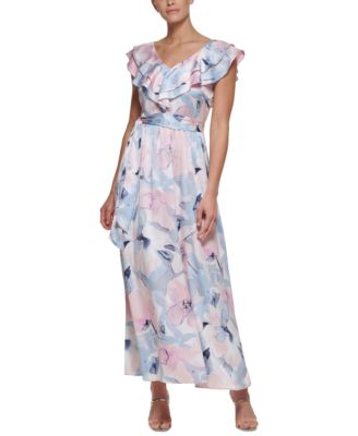 DKNY - Ruffle-Collar Maxi Dress