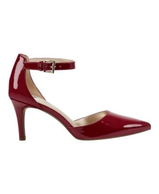 Women's Ginata D'Orsay Ankle Strap Pointed Toe Pumps