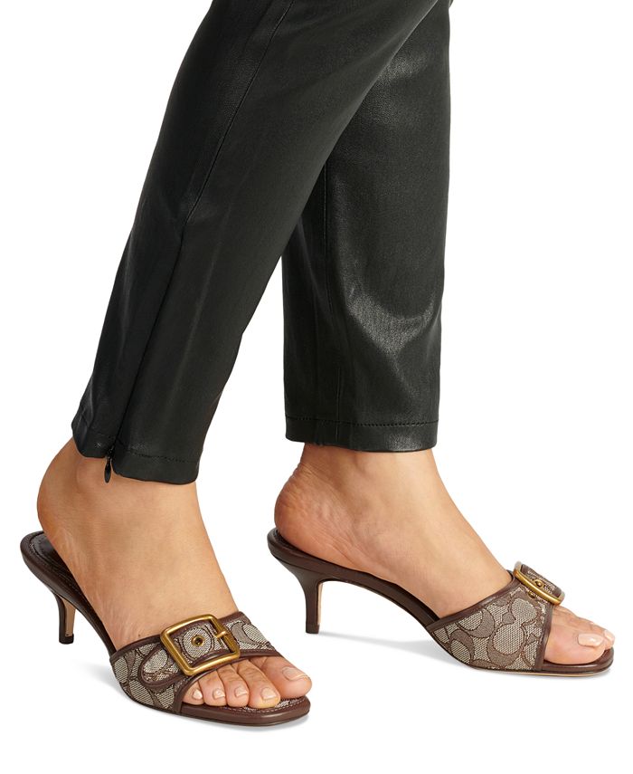 COACH Women's Margot KittenHeel Slide Sandals & Reviews Sandals