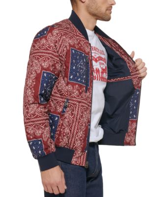 levi's men's diamond quilted bomber jacket