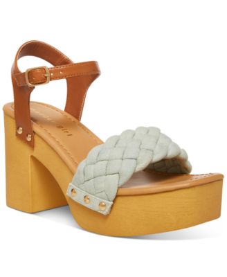 Madden Girl - Dani Two-Piece Wooden Platform Sandals