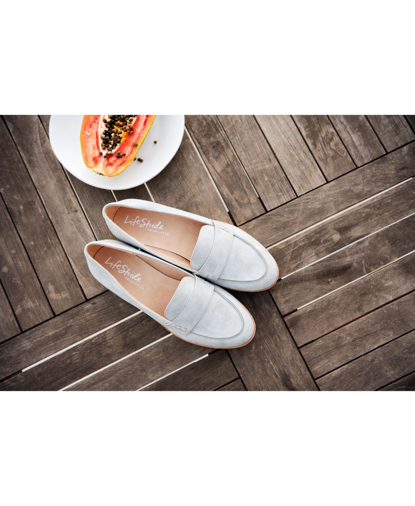 Женские туфли LifeStride Zee Slip On Penny, цвет: Чёрная искусственная кожа / Искусственный лаковый — фото 6