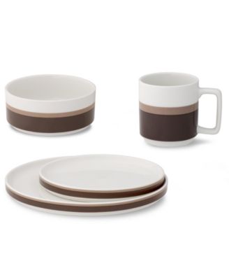 ColorStax Stripe Place Setting, 4 Piece
