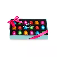 Godiva Foil Wrapped Chocolate Easter Egg Gift Box, 18 Piece Deals
