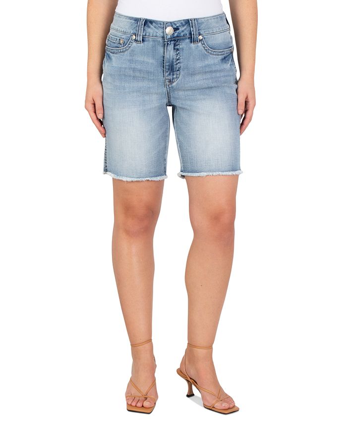 Seven7 Bermuda Jean Shorts - Macy's