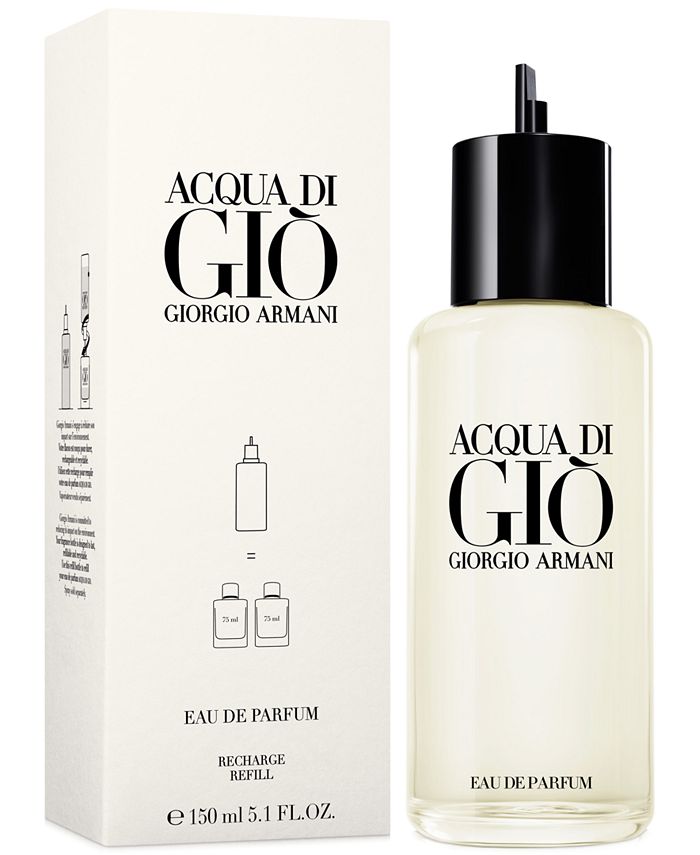 Armani Acqua di Gio Eau de Parfum Refill, 5.1 oz. Macy's