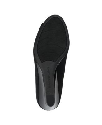 Women's Tufflove Peep Toe Wedge Pumps