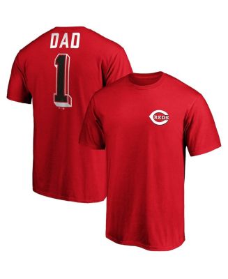Men's Fanatics Red Cincinnati Reds Number One Dad Team T-shirt - Macy's