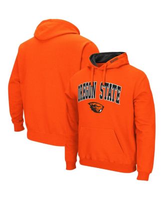 Men's Orange Oregon State Beavers Arch and Logo 3.0 Pullover Hoodie