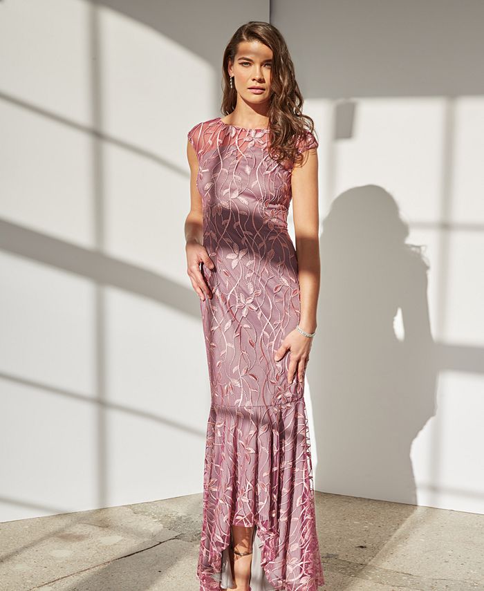 Js collection high hotsell low illusion gown