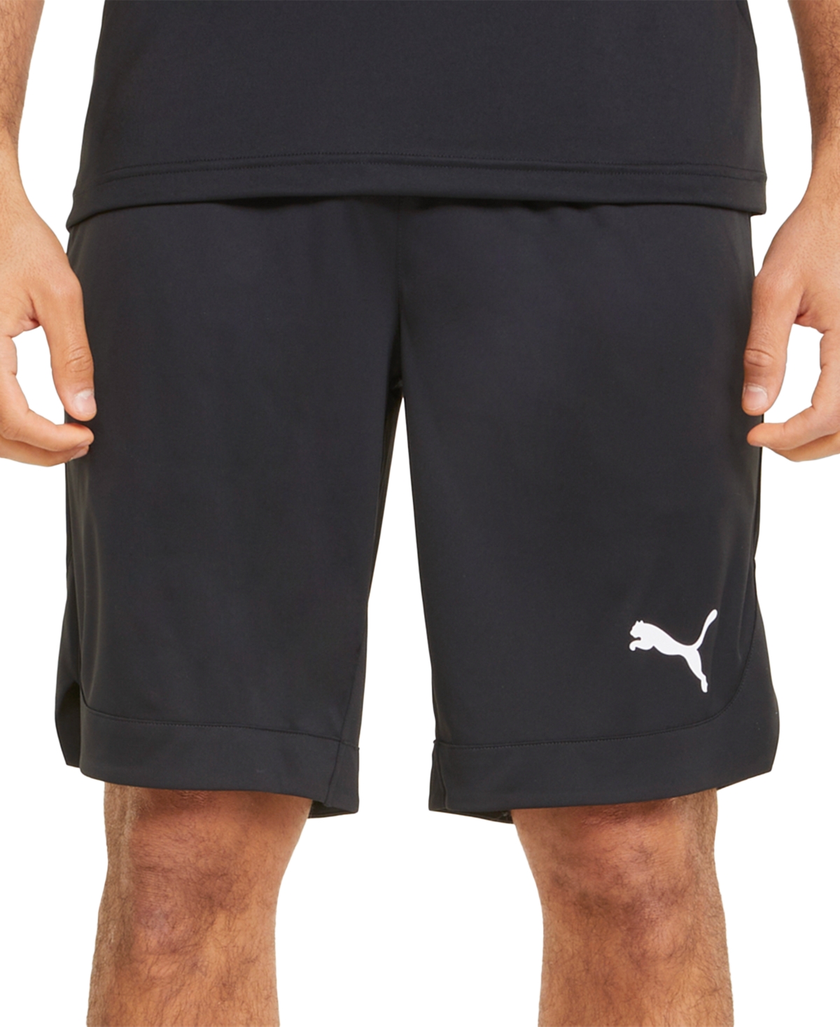 Shop Puma Men's Drycell 10" Basketball Shorts In Black