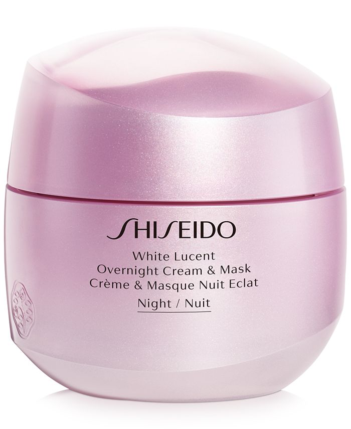 Shiseido - White Lucent Overnight Cream & Mask, 2.6-oz.