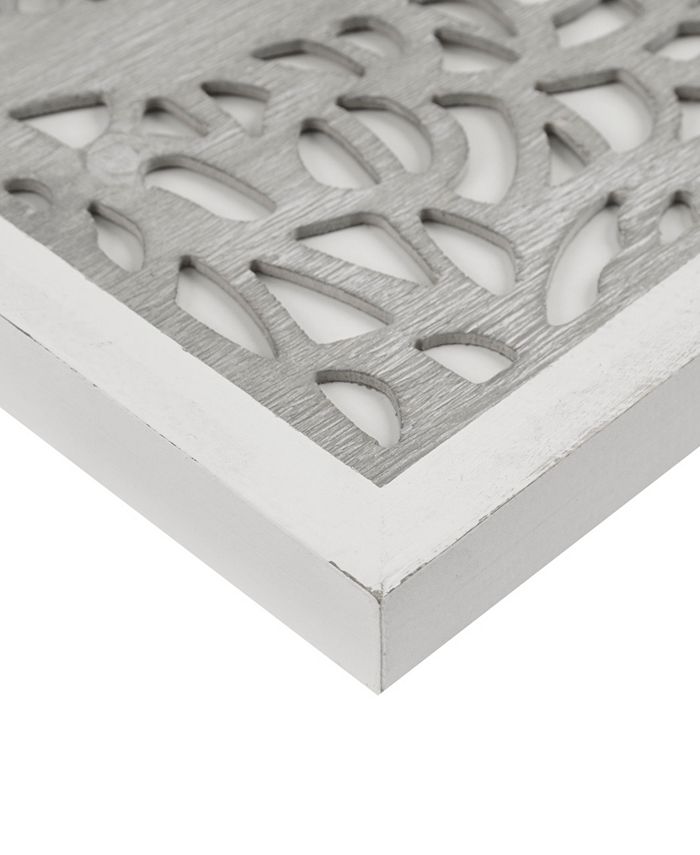 Madison Park Laurel Branches Carved Wood Panel Wall Decor Macy's