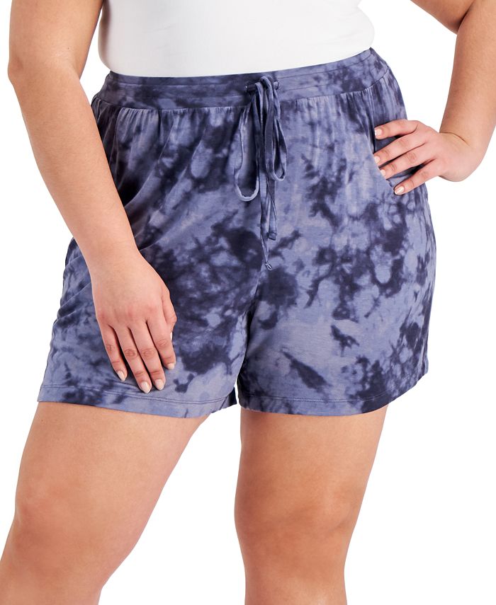 Jenni Plus Size Super Soft Printed Pajama Shorts Created For Macys And Reviews All Pajamas