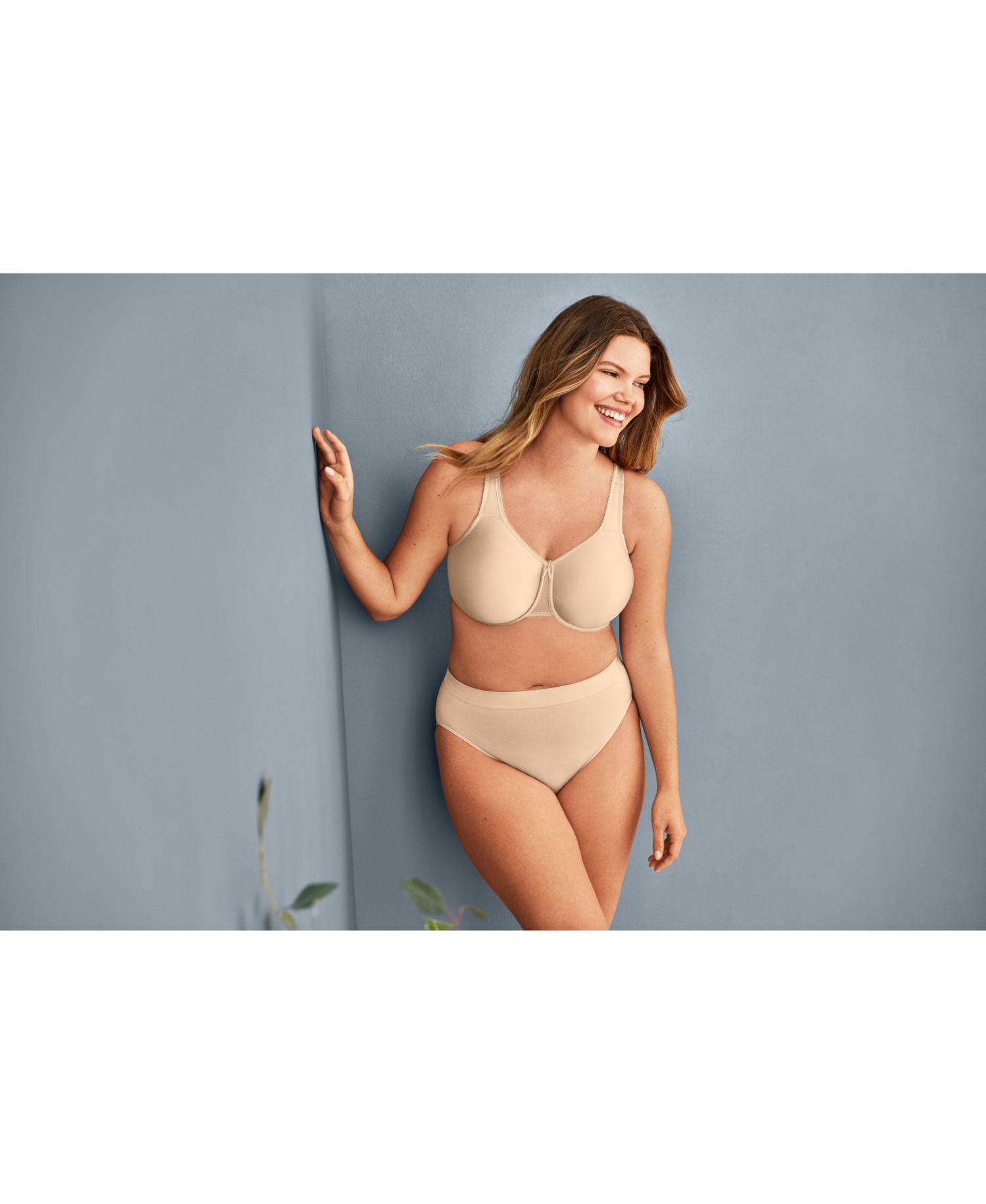 Women's Basic Beauty Full-Figure Underwire Bra 855192, Up To H Cup