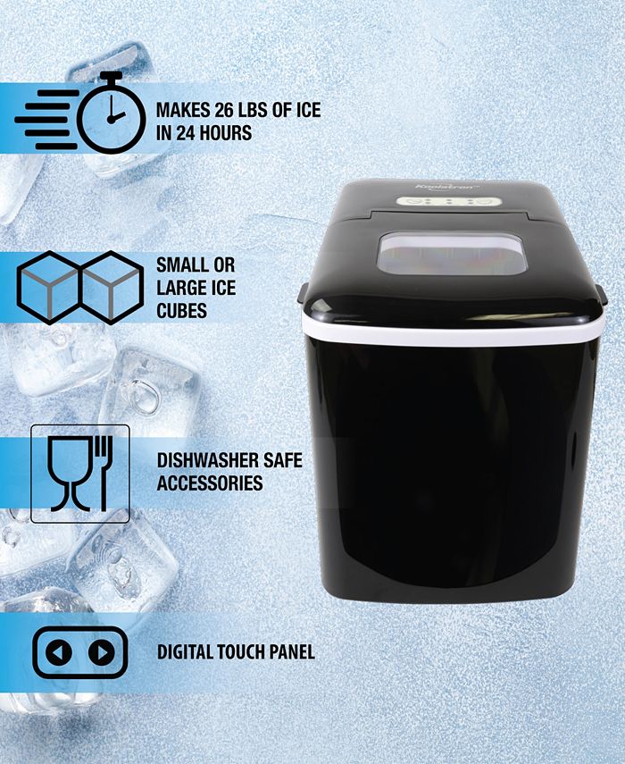 Koolatron 1.85Liter Automatic Countertop Small/Large Cube Ice Maker Macy's