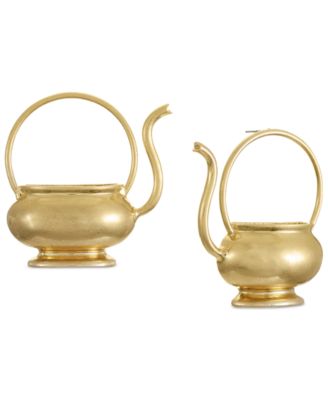 INC International Concepts - Gold-Tone Teapot Post Earrings