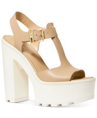 macys michael kors platform sandals