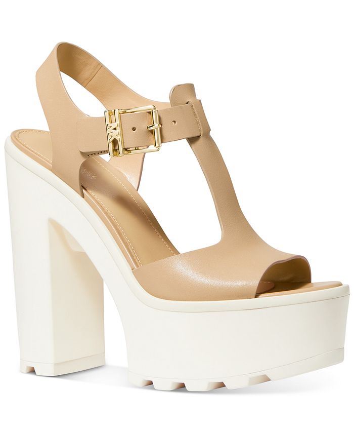 Michael Kors Women's Sinead Lug Sole Platform Sandals - Macy's
