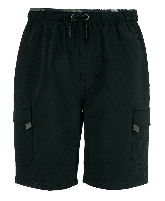 Univibe Big Boys Stonedale Peached Cotton Nylon Pull-On Cargo Shorts ...