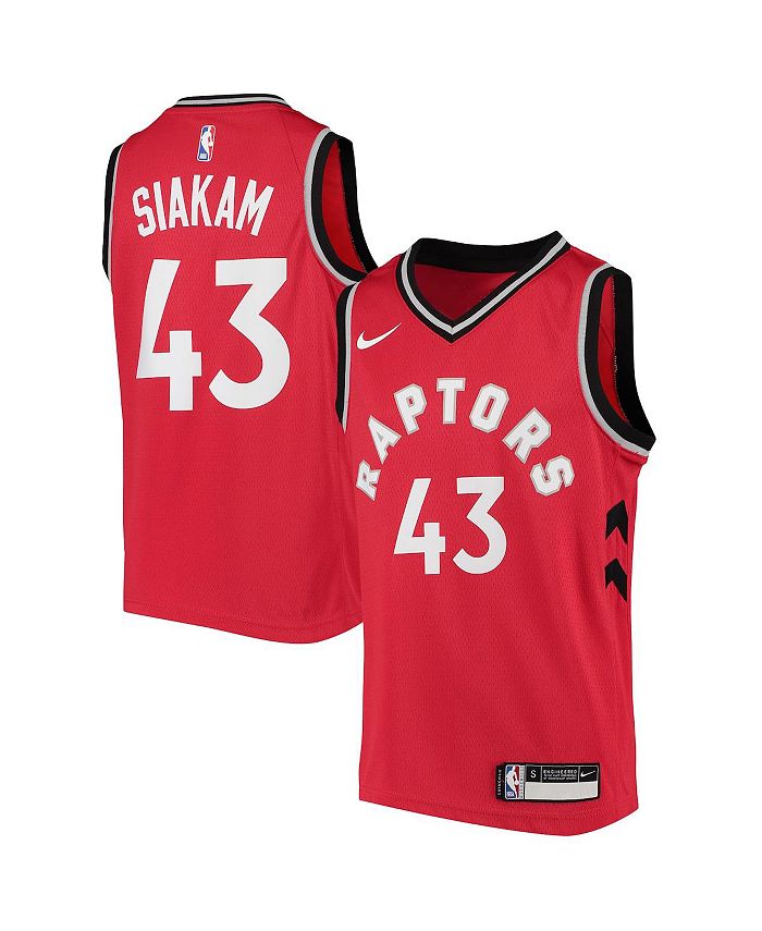 Unisex Nike Pascal Siakam Red Toronto Raptors Swingman Jersey - Icon Edition Size: Small