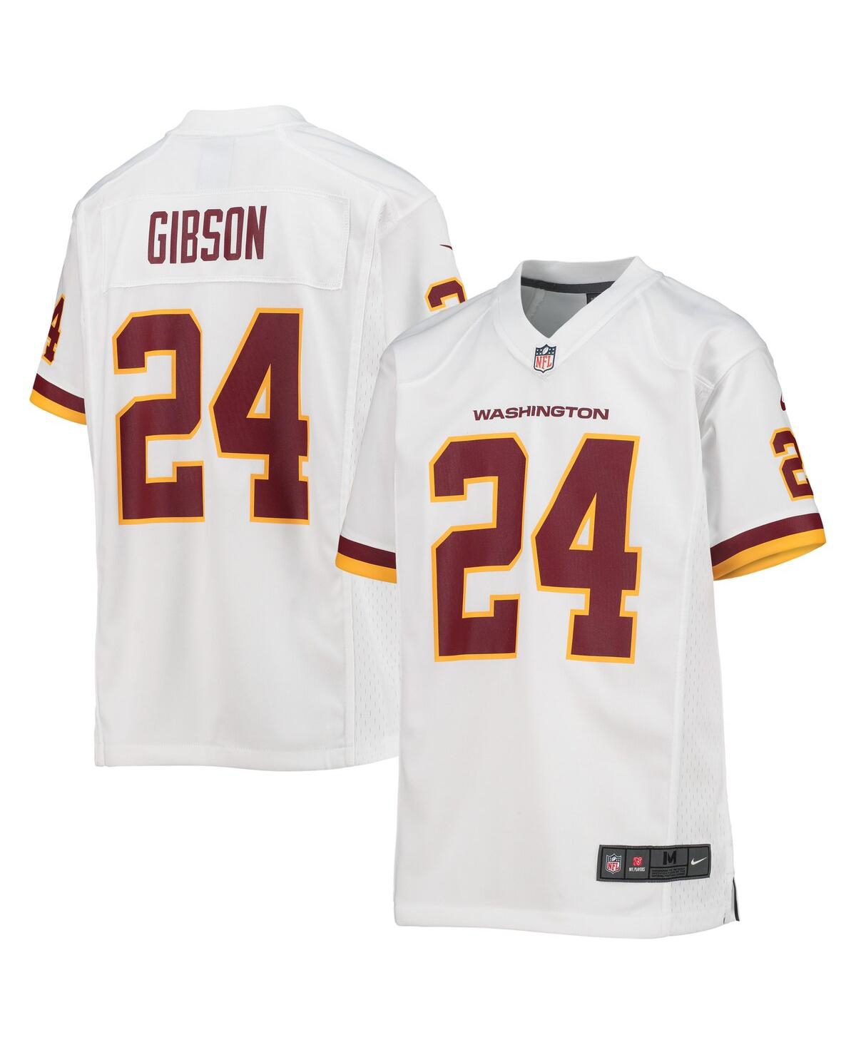 Boys Youth Nike Antonio Gibson White Washington Football Team Game Jersey