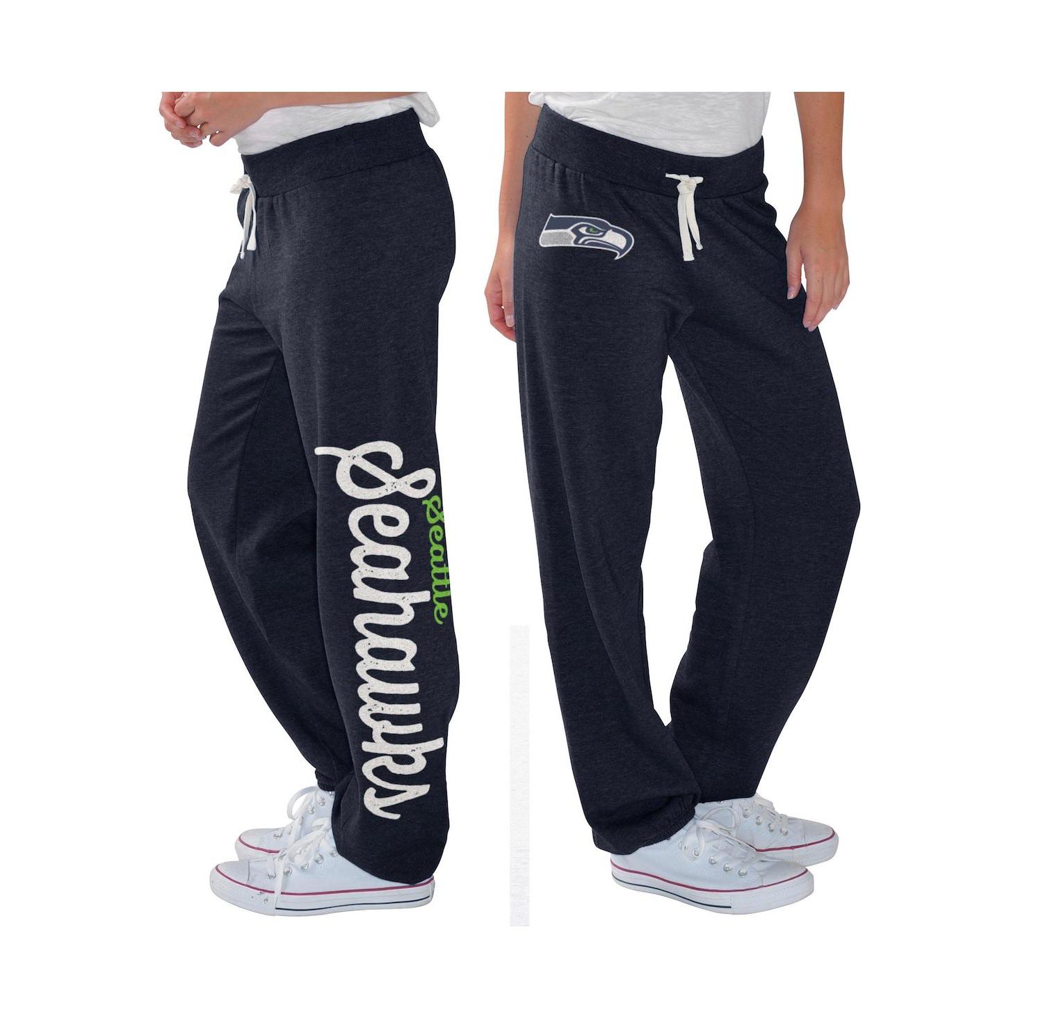 Women's College Navy Seattle Seahawks Scrimmage Fleece Pants