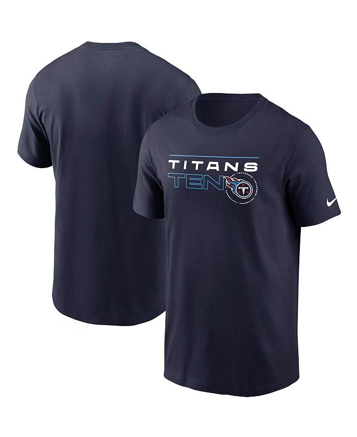 Nike Men's Navy Tennessee Titans Broadcast Essential T-shirt - Macy's