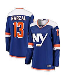 Women's Branded Mathew Barzal Blue New York Islanders Alternate Breakaway Jersey