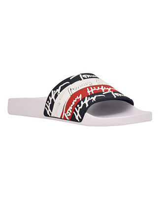Tommy Hilfiger Women's Dolio Pool Slide Sandals & Reviews - Sandals - Shoes  - Macy's