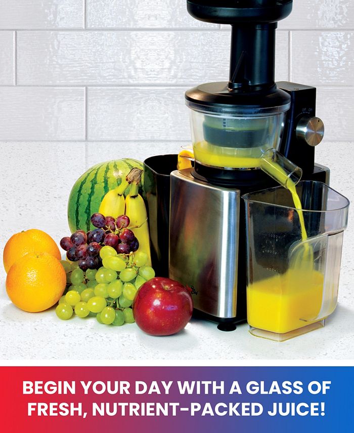 Total Chef Slow Juicer, Cold Press Juicing Machine for High Quality