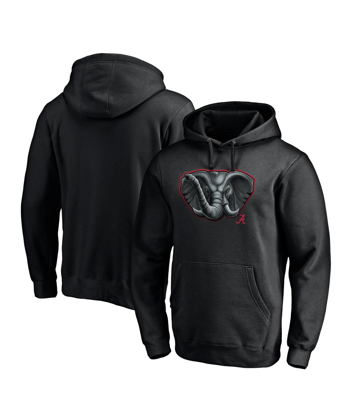 UPC 195137002352 product image for Men's Fanatics Branded Black Alabama Crimson Tide Team Midnight Mascot Pullover  | upcitemdb.com
