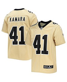 Youth Boys Alvin Kamara Gold New Orleans Saints Inverted Team Game Jersey