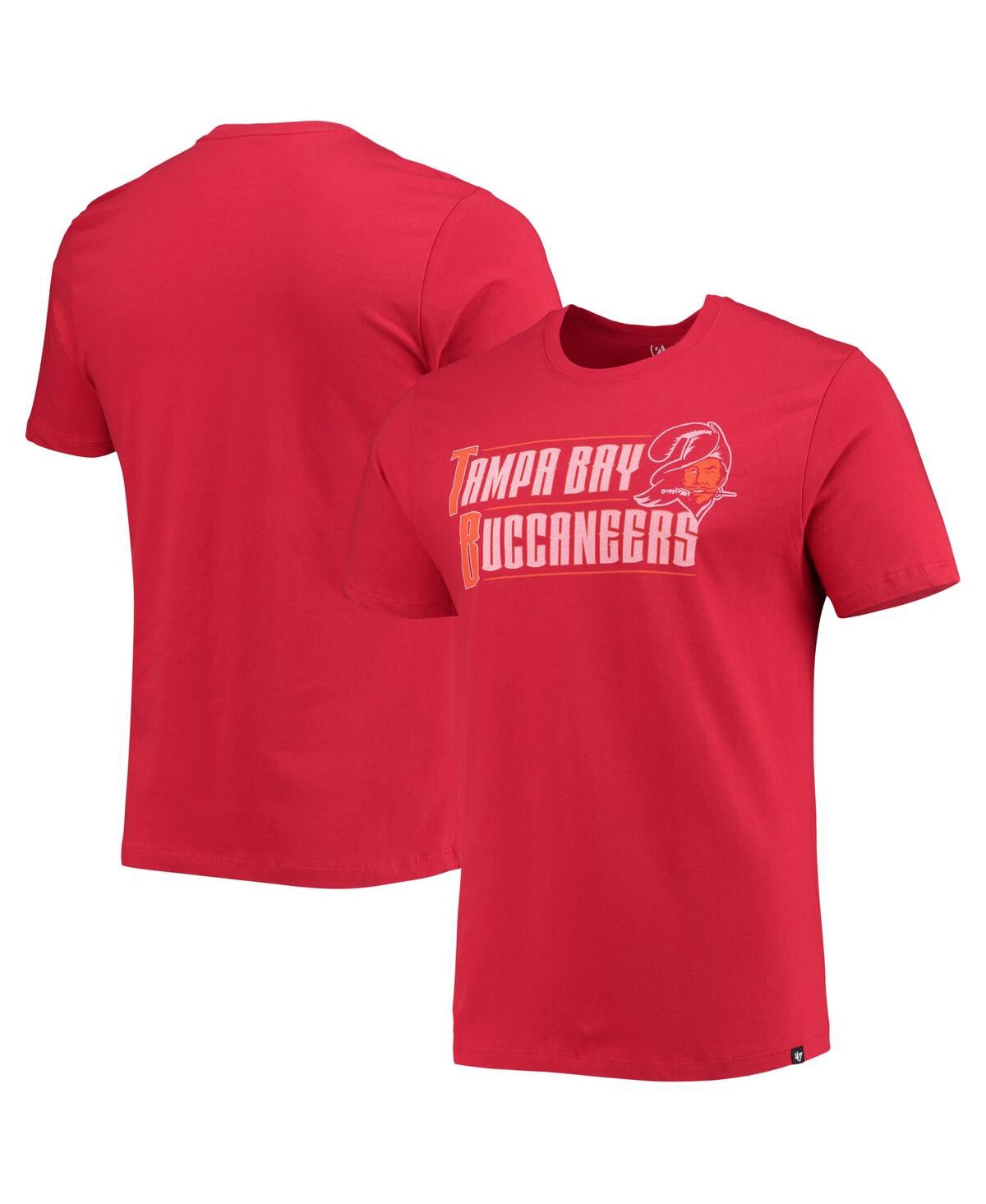 Men's '47 Red Tampa Bay Buccaneers Regional Super Rival T-shirt - Red