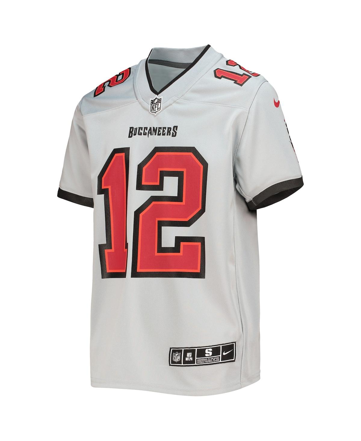 Big Boys Nike Tom BradyTampa Bay Buccaneers Inverted Team Game Jersey - Gray