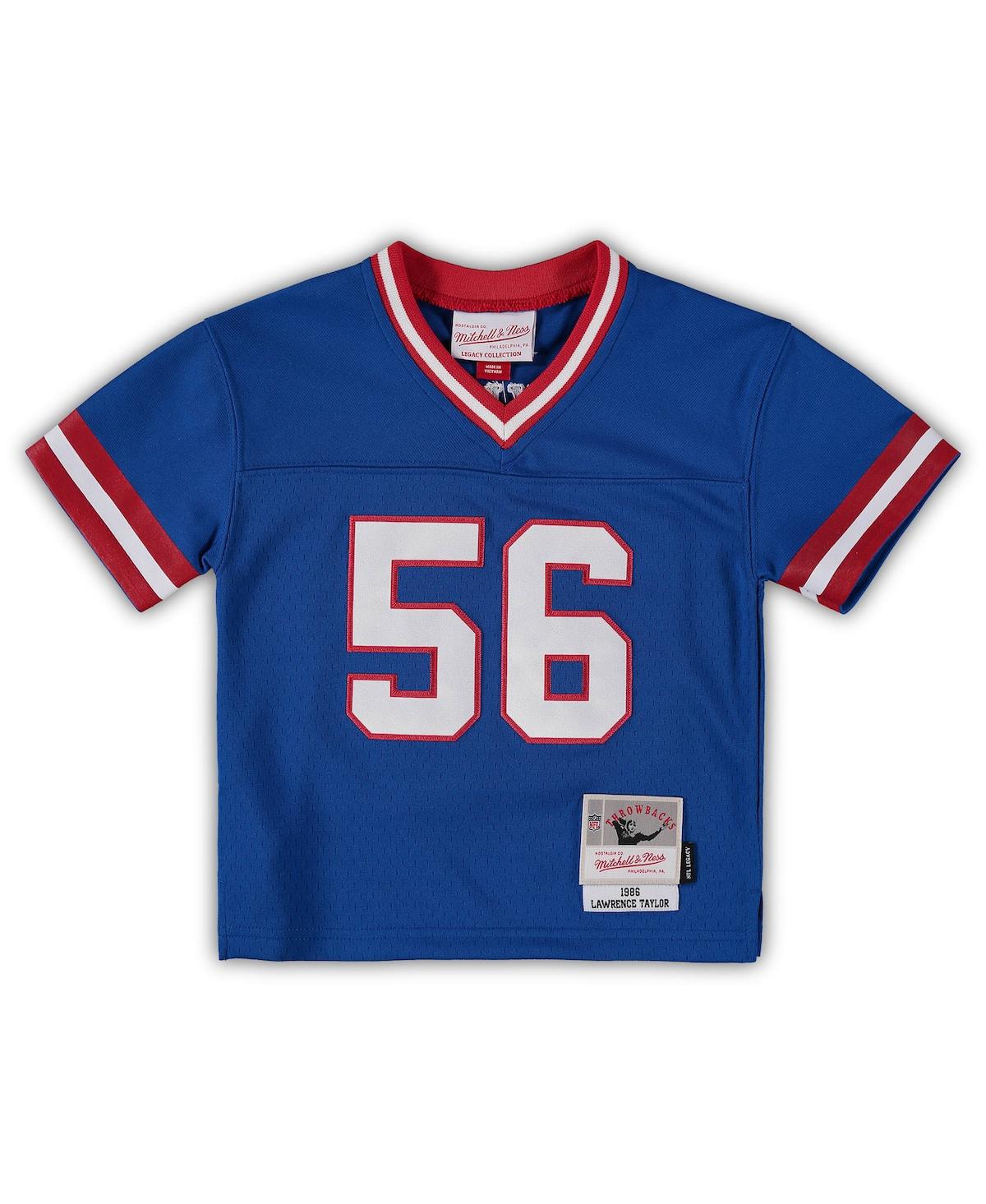 Toddler Boys and Girls Mitchell & Ness Lawrence TaylorNew York Giants 1986 Retired Legacy Jersey - Royal