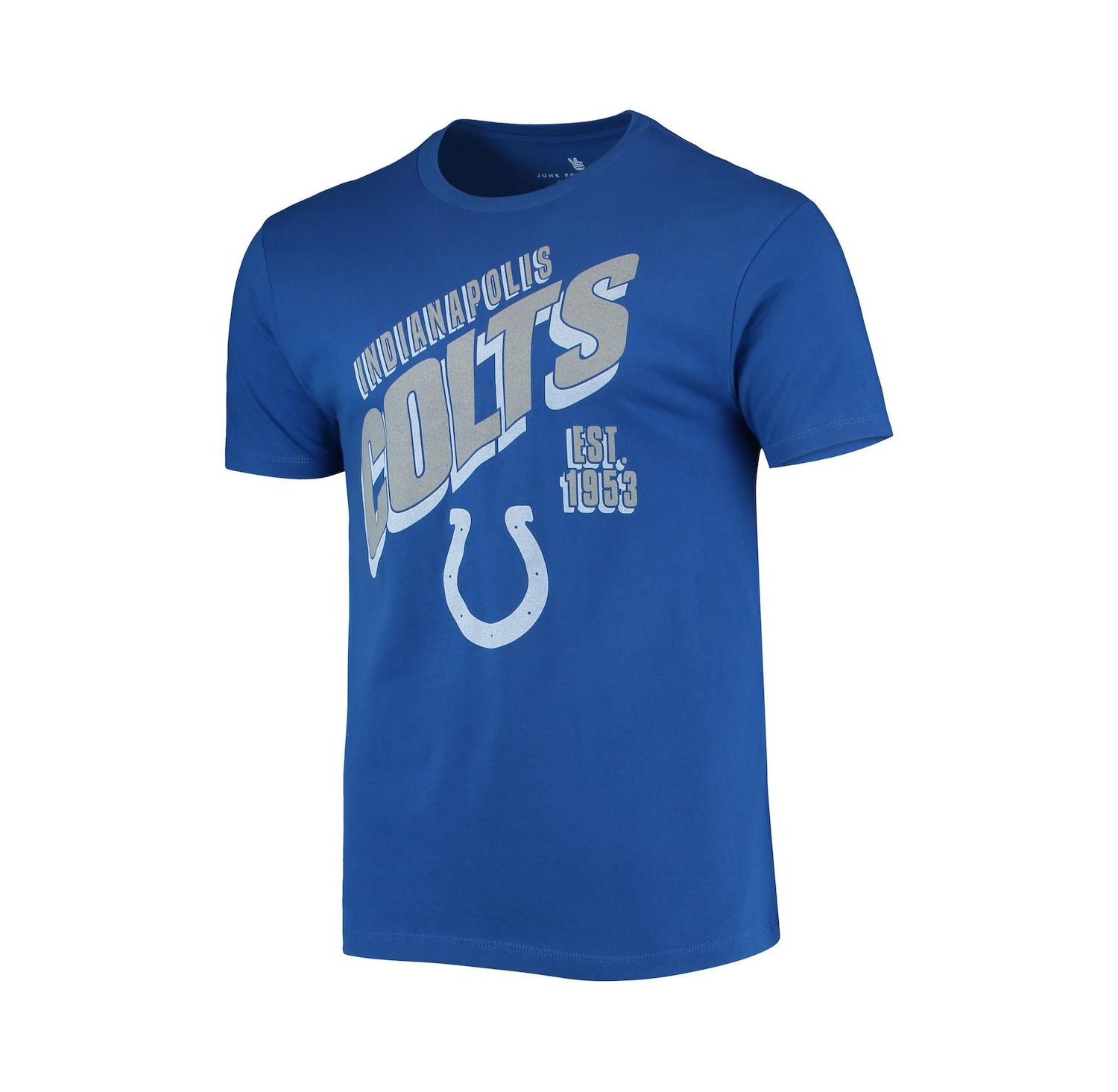 Men's Royal Indianapolis Colts Slant T-shirt